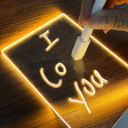 Creative Note Board Creative Led Night Light USB Message Board Holiday Light With Pen Gift For Children Girlfriend Decoration Night Lamp image 0