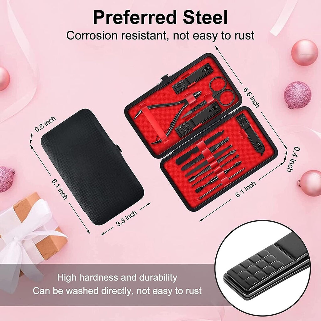 12 Pieces Manicure Pedicure Nail Care Set Cutter Clippers Tool Kit For Women Men image 5