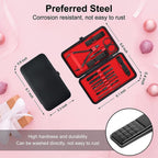 12 Pieces Manicure Pedicure Nail Care Set Cutter Clippers Tool Kit For Women Men image 5
