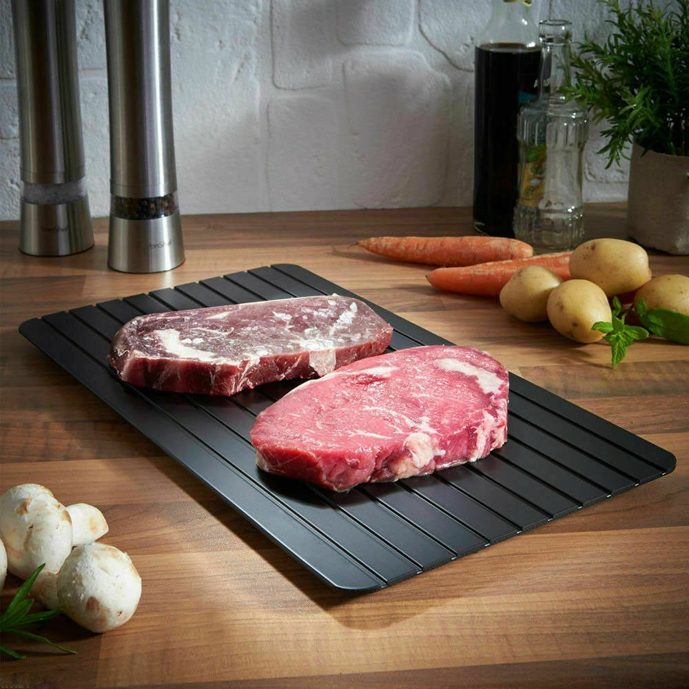 Fast Defrost Tray Fast Thaw Frozen Food Meat Fruit Quick Defrosting Plate Board Defrost Tray Thaw Master Kitchen Gadgets image 2