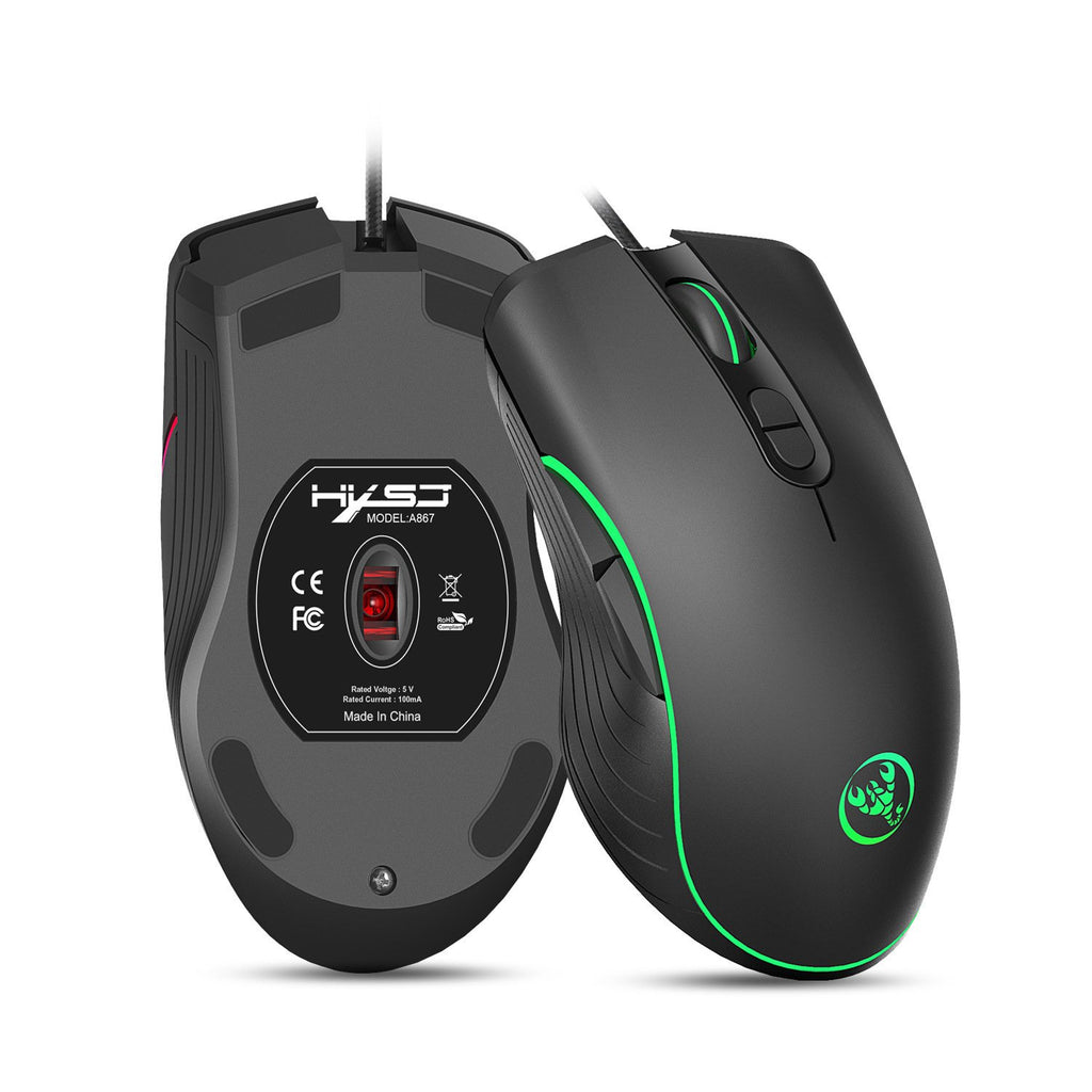 Glowing Gaming Mouse Gaming Wired Mouse image 1