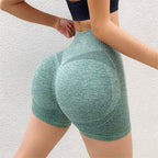 Fitness Yoga Shorts Pants Butt Lifting Seamless Leggings Women Gym image 6