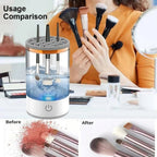 Makeup Brush Cleaner Automatic Rotating Makeup Brush Cleaner USB Portable Electric Cosmetic Makeup Brush Rotary Washing Machine image 0