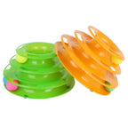 Pet Cat Crazy Ball Disk Interactive Toys Amusement Plate Trilaminar Funny Toy image 5