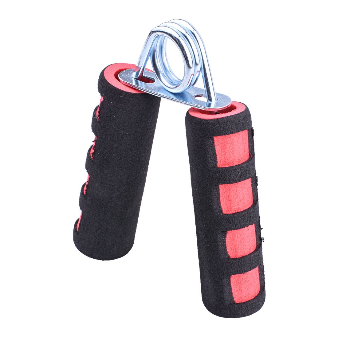 Hand Training Spring Hand Grip Finger Strength Finger Trainer Power Exerciser Sponge Forearm Grip Strengthener Carpal Expander - Black Red image