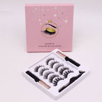 Magnetic Eyelashes Eyeliner Set Long Lasting False Mink Waterproof Eye Lashes Extension Reusable Beauty Makeup Tool image 4