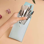 A Set Of 8 Portable Makeup Brushes, Suitable For Concealer, Foundation, Soft Bristles, Eye Makeup Tools, Beginner Mini Set, Portable Beauty Tools image 5
