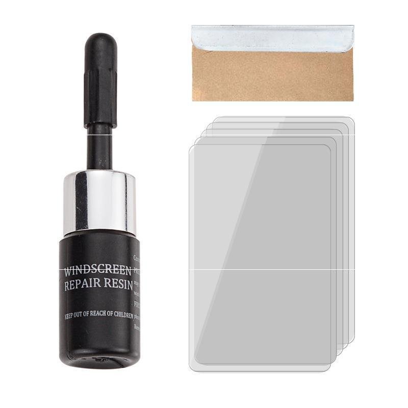 Car Repair Kit Car Window Glass Scratch Crack Restore Repair Tool Car Window Screen Polishing Polishing - Black repair fluid image