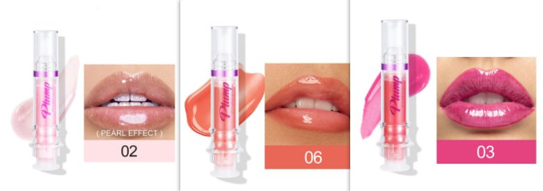 New Tube Lip Rich Lip Color Slightly Spicy Lip Honey Lip Glass Mirror Face Lip Mirror Liquid Lipstick - Set3 image