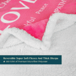 Healing Blanket Sherpa Fleece, Get Well Soon Gift, Soft Hug Compassion Throw Blanket for Women Men, Comfort Caring Inspirational Patient Gift, Positive Thoughts Prayer Love Throw, 50X60 Pink - Image 4