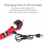 Electric Snake Cat Toys,Daxin USB Realistic Simulation Smart Sensing Snake Cat Interactive Toys Halloween Prank Props - Image 2