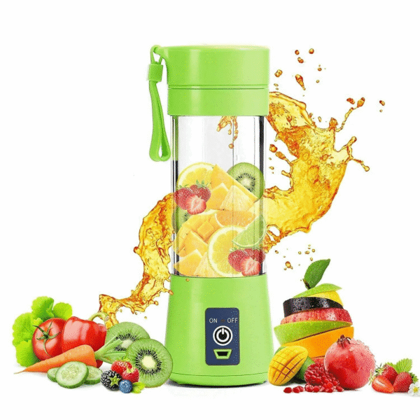 Portable Blender USB Rechargeable Personal Juicer Cup Small Fruit Juice Mixer for Shakes and Smoothies