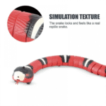 Electric Snake Cat Toys,Daxin USB Realistic Simulation Smart Sensing Snake Cat Interactive Toys Halloween Prank Props - Image 3
