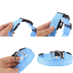 LED Adjustable Dog Collar Blinking Flashing Light up Glow Pets Safety Waterproof - Image 15