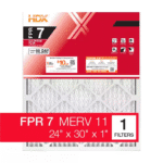 24 In. X 30 In. X 1 In. Allergen plus Pleated Air Filter FPR 7, MERV 11