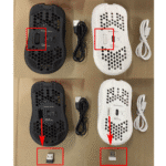 2.4G Wireless Mouse with RGB Backlit 6-Button 3-Speed DPI Type C Rechargeable Ergonomic Honeycomb Design Gaming Mouse - Image 3