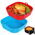Square Silicone, Air Fryer Inserts, Air Fryer Pot, Air Fryer Liners, Reusable, Air Fryer Accessories, Oven Microwave Accessories - Image 2