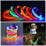LED Adjustable Dog Collar Blinking Flashing Light up Glow Pets Safety Waterproof - Image 8