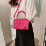 2025 New Fashion Shoulder Bag Plaid PU Leather Ladies Handbags Designer Crossbody Bags for Women - Image 6
