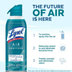 Air Sanitizer 10 Oz. Simple Fresh Odor Eliminator Air Disinfectant Aerosol - Image 3