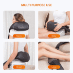 Shiatsu Neck and Shoulder Massager - Back Massager with Heat, Deep Kneading Electric Massage Pillow for Neck, Back, Shoulder,Foot,Body - Image 4
