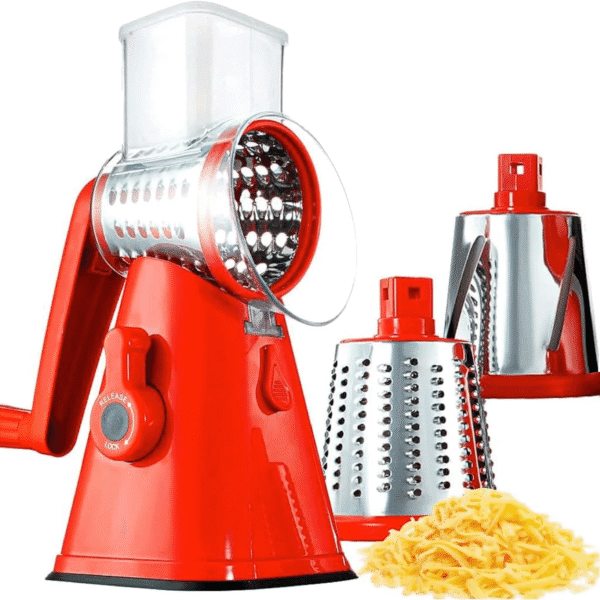 Nutrislicer Rotary Cheese Grater Vegetable Chopper Food Slicer Shredder Crinkle Cutter Adjustable