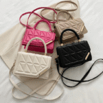 2025 New Fashion Shoulder Bag Plaid PU Leather Ladies Handbags Designer Crossbody Bags for Women - Image 7