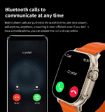 T900Ultra Smartwatch Bluetooth Talk Smartwatch Message Alert Heart Rate Monitor Sports Watch for Android IOS Men Women - Image 6