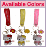 PVC Keychain 3D Cartoon Kitty Cat Key Chain for Girls Women Gifts School Bag Accessories (Pink) - Image 6
