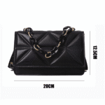 Fashion Women Shoulder Bag Handbags PU Leather Flap Bag Female Large Capacity Casual Crossobdy Clutch - Image 7