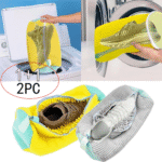 1/2PCS Washing Shoes Bag Protector Fluffy Fibers Polyester Washing Shoes Machine Friendly Laundry Bag Drying Bags - Image 2