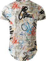 Mens Hipster Hip Hop Short Sleeve Print T-Shirt Shirts Men - Image 2