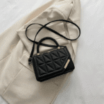 2025 New Fashion Shoulder Bag Plaid PU Leather Ladies Handbags Designer Crossbody Bags for Women - Image 8