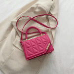2025 New Fashion Shoulder Bag Plaid PU Leather Ladies Handbags Designer Crossbody Bags for Women - Image 3