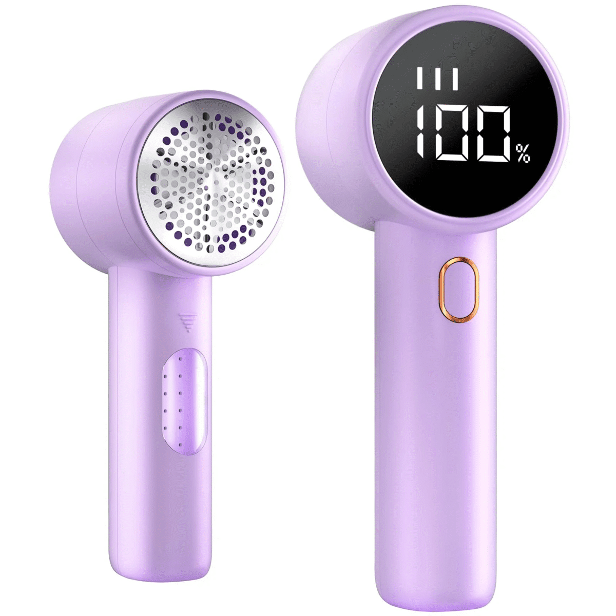 Fabric Shaver, Lint Remover Rechargeable, Electric Portable Sweater Defuzzer with 3 Speeds, 6 Leaf Blades, Digital LED Display to Remove Pilling for Clothes, Furniture, Sweater, Couch, Blanket - Image 10