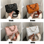 Fashion Women Shoulder Bag Handbags PU Leather Flap Bag Female Large Capacity Casual Crossobdy Clutch - Image 6