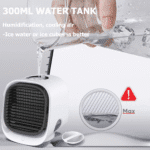 Portable Air Cooler Table Air Conditioner Fan W Icebox Humidifier USB Power - Image 8