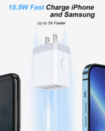 USB Charger Cube, Wall Charger Plug,  3.1A 3-Muti Port USB Adapter Power Plug Charging Station Box Base for Iphone 15 14 13 12 Pro Max Mini SE 11 Pro Max/X/8/7, Samsung Phones USB Charging Block - Image 2