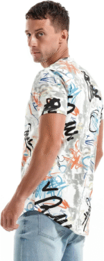 Mens Hipster Hip Hop Short Sleeve Print T-Shirt Shirts Men - Image 4