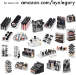 Byalegory Acrylic Makeup Beauty Brush Organizer | 24 Space Cosmetic Storage (CLEAR) - Image 6