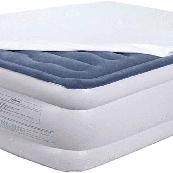 Fitted Sheet for Air Mattress Inflate without Disassembly Convenient & Firm Deep up to 21" White -Twin XL