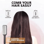 Self Cleaning Hair Comb Massage Air Cushion Comb Rotatable Anti-Static Hair Smoothing Brush Anti-Static Self Cleaning Hair Combs - Image 5
