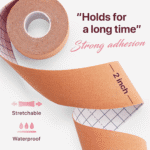 Boob Tape Beige Boobytape Breast Lift Push up a G Cup 16.4 Ft X 2 in Bra Tape - Image 2