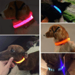 LED Adjustable Dog Collar Blinking Flashing Light up Glow Pets Safety Waterproof - Image 18
