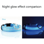 LED Adjustable Dog Collar Blinking Flashing Light up Glow Pets Safety Waterproof - Image 19