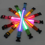 LED Adjustable Dog Collar Blinking Flashing Light up Glow Pets Safety Waterproof - Image 11