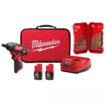 M12 12V Lithium-Ion Cordless 1/4 In. Hex Screwdriver Kit W/ Shockwaveimpact Duty Titanium Drill Bit Set (23-Piece) - Image 13