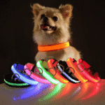 LED Adjustable Dog Collar Blinking Flashing Light up Glow Pets Safety Waterproof - Image 20