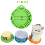 3Pcs Pet Silicone Covers for Cat Dog Canned Food Storage - FDA Approved Universal Pet Food Can Lids - Image 6