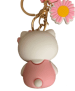 PVC Keychain 3D Cartoon Kitty Cat Key Chain for Girls Women Gifts School Bag Accessories (Pink) - Image 5